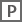 Icône de parking de propriété