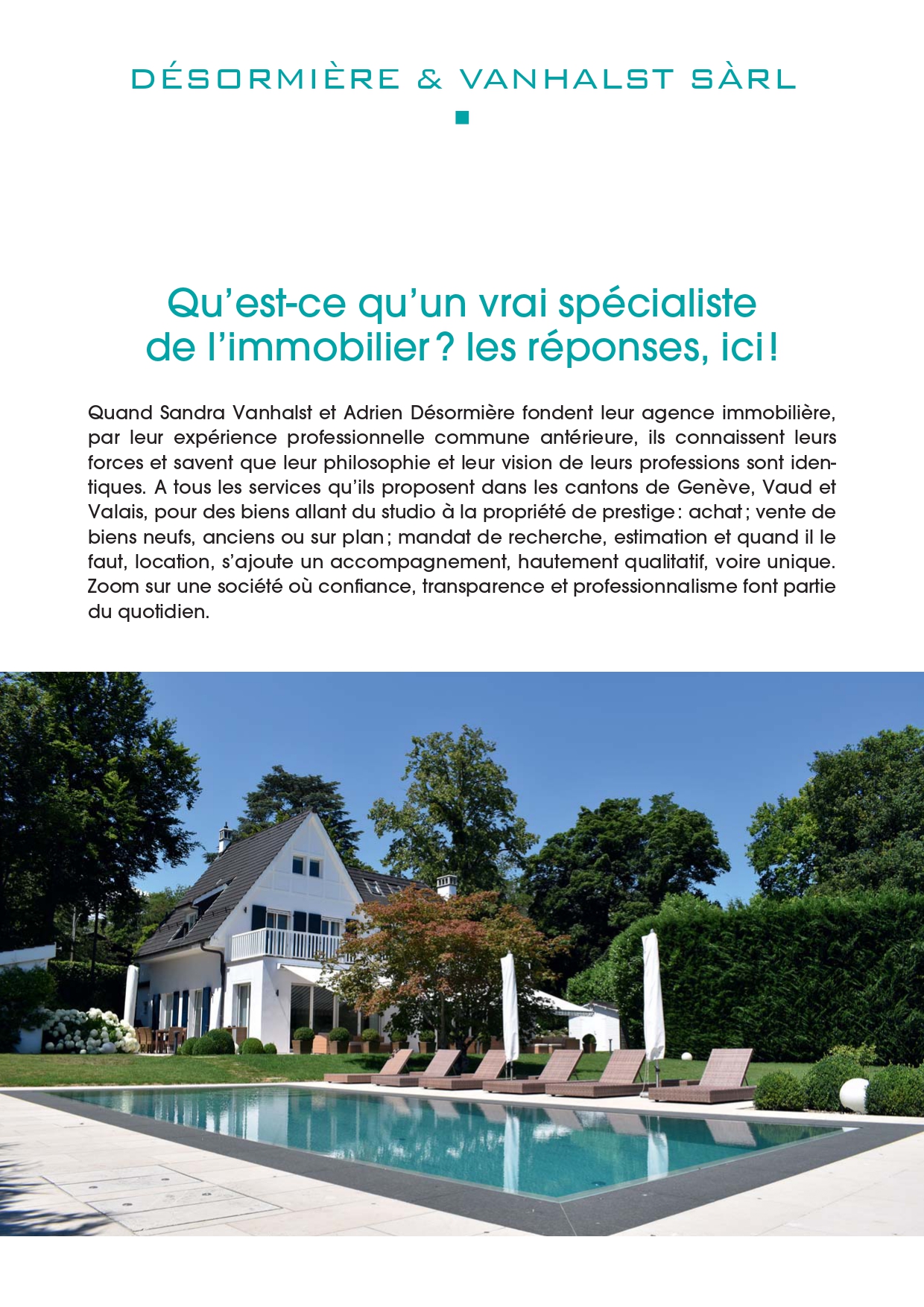 bien-vivre-a-geneve_desormiere-vanhalst_2022-2023_page-0001 L'agence immobilière Désormière et Vanhalst dans la revue "Bien Vivre à Genève"