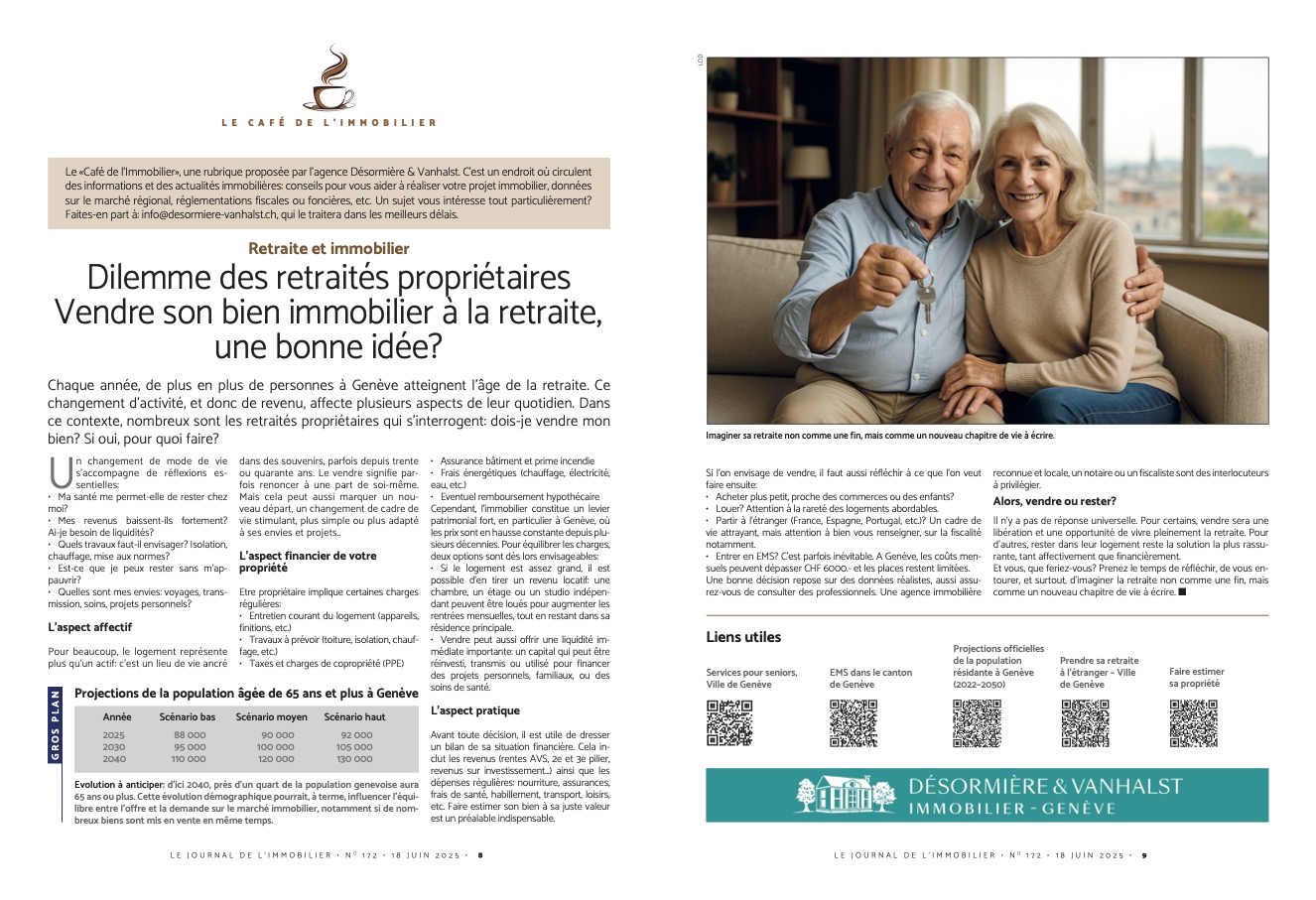 retraite et immobilier_le journal de limmobilier_desormiere-vanhalst Le dilemme des retraités propriétaires : vendre son bien immobilier à la retraite, une bonne idée ? Un article de Désormière & Vanhalst